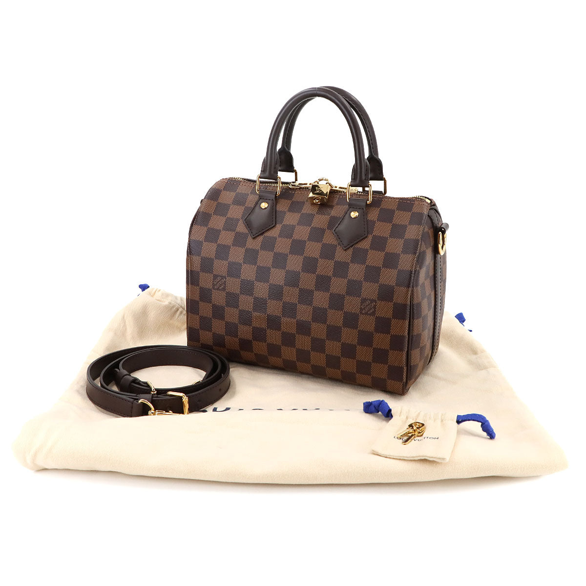 Damier Speedy Bandouliere 25 Hand Shoulder Bag N41368