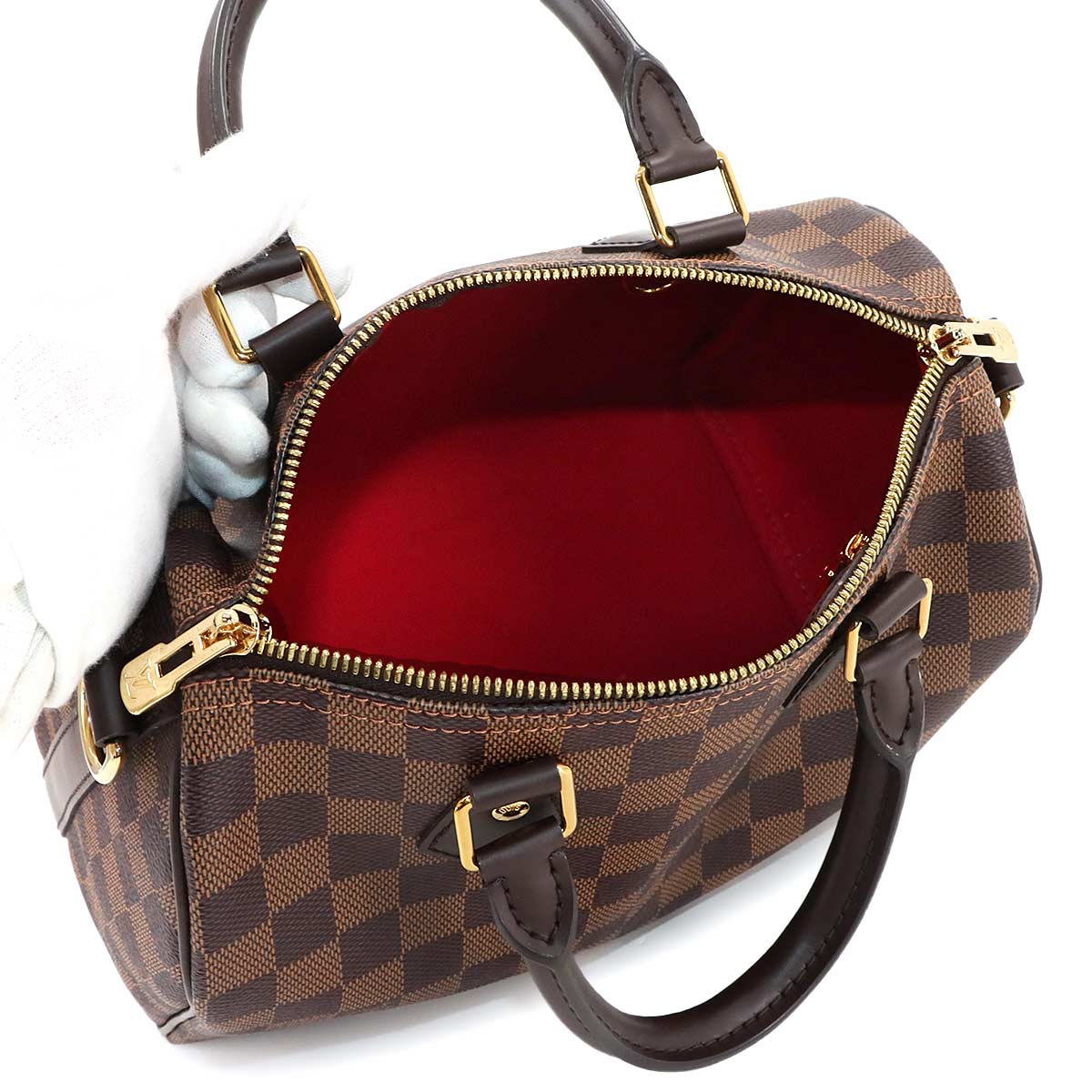 Damier Speedy Bandouliere 25 Hand Shoulder Bag N41368