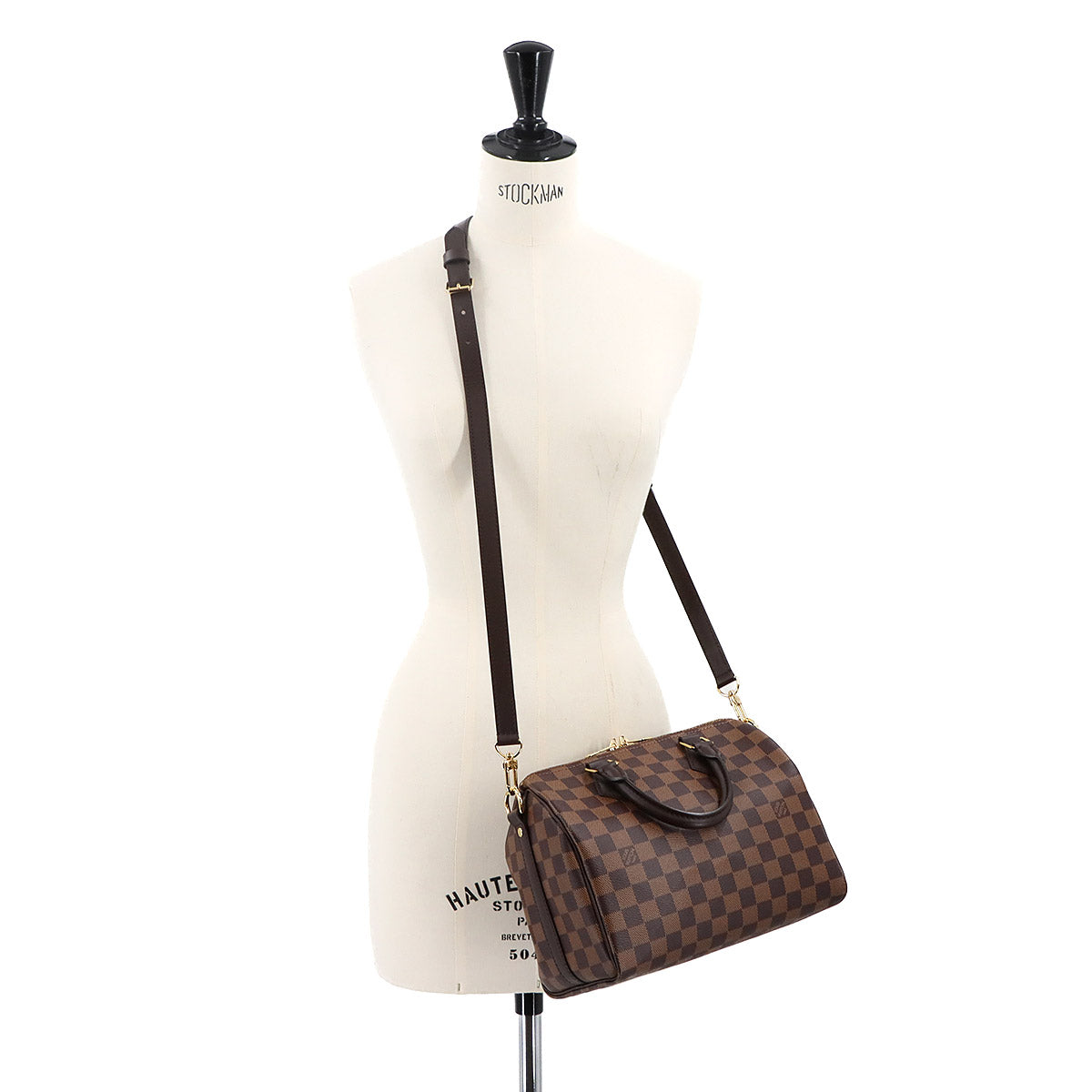 Damier Speedy Bandouliere 25 Hand Shoulder Bag N41368