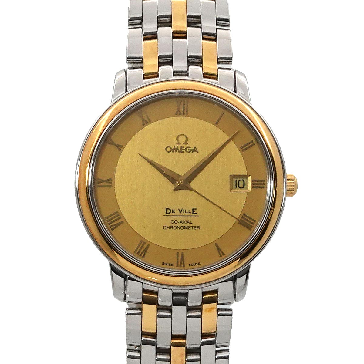Devil Prestige Combi 4374 11 Automatic Gold Dial Vintage Mens