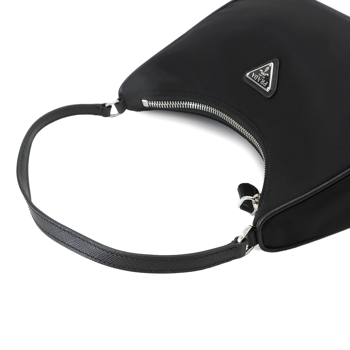 Re-Edition 2005 Mini Hand Bag Nylon Saffiano Leather 1NE204
