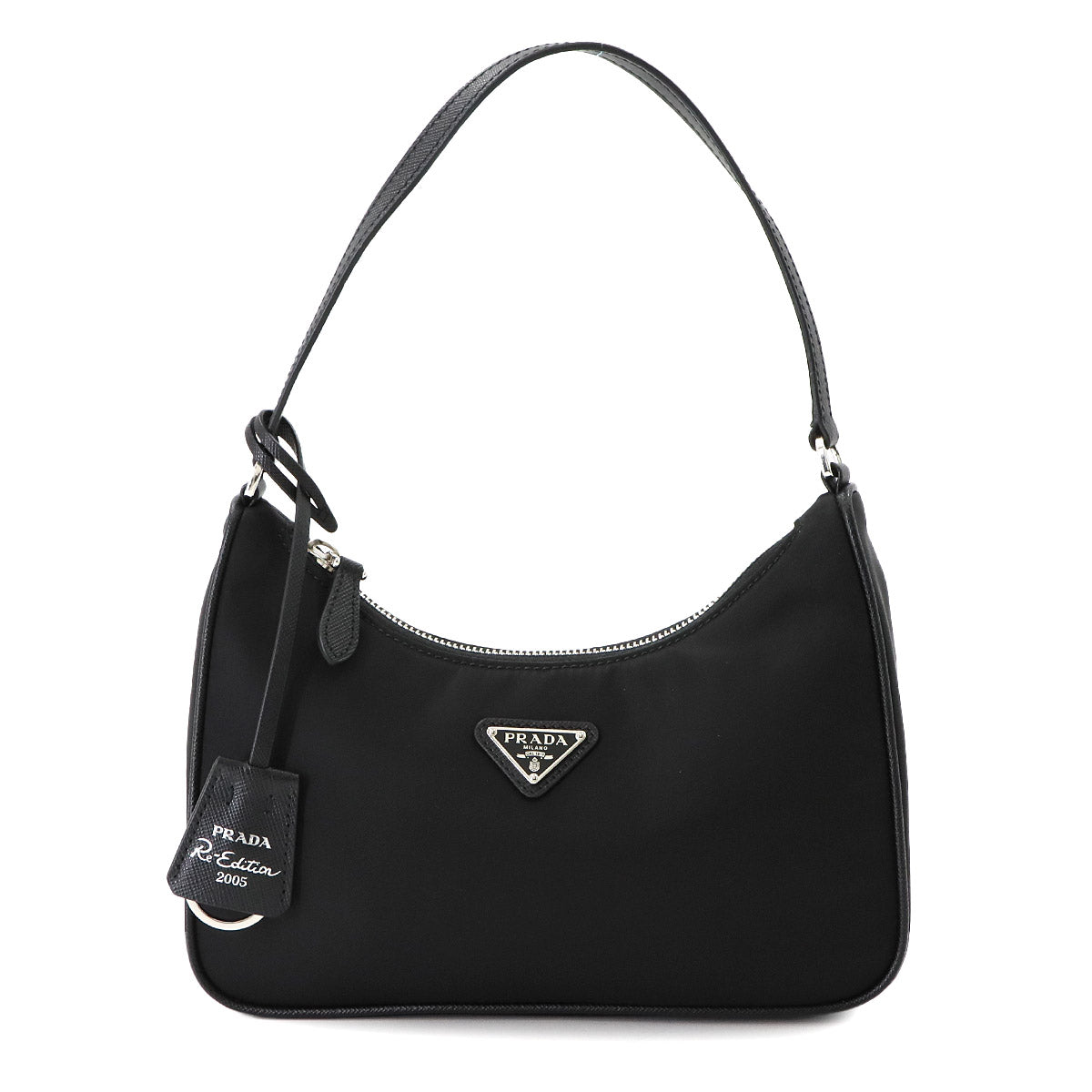 Re-Edition 2005 Mini Hand Bag Nylon Saffiano Leather 1NE204