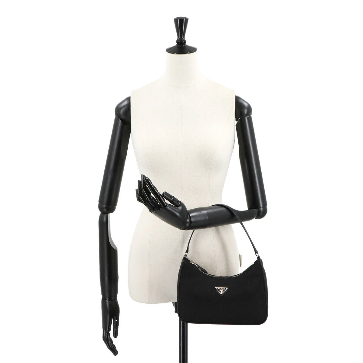 Re-Edition 2005 Mini Hand Bag Nylon Saffiano Leather 1NE204