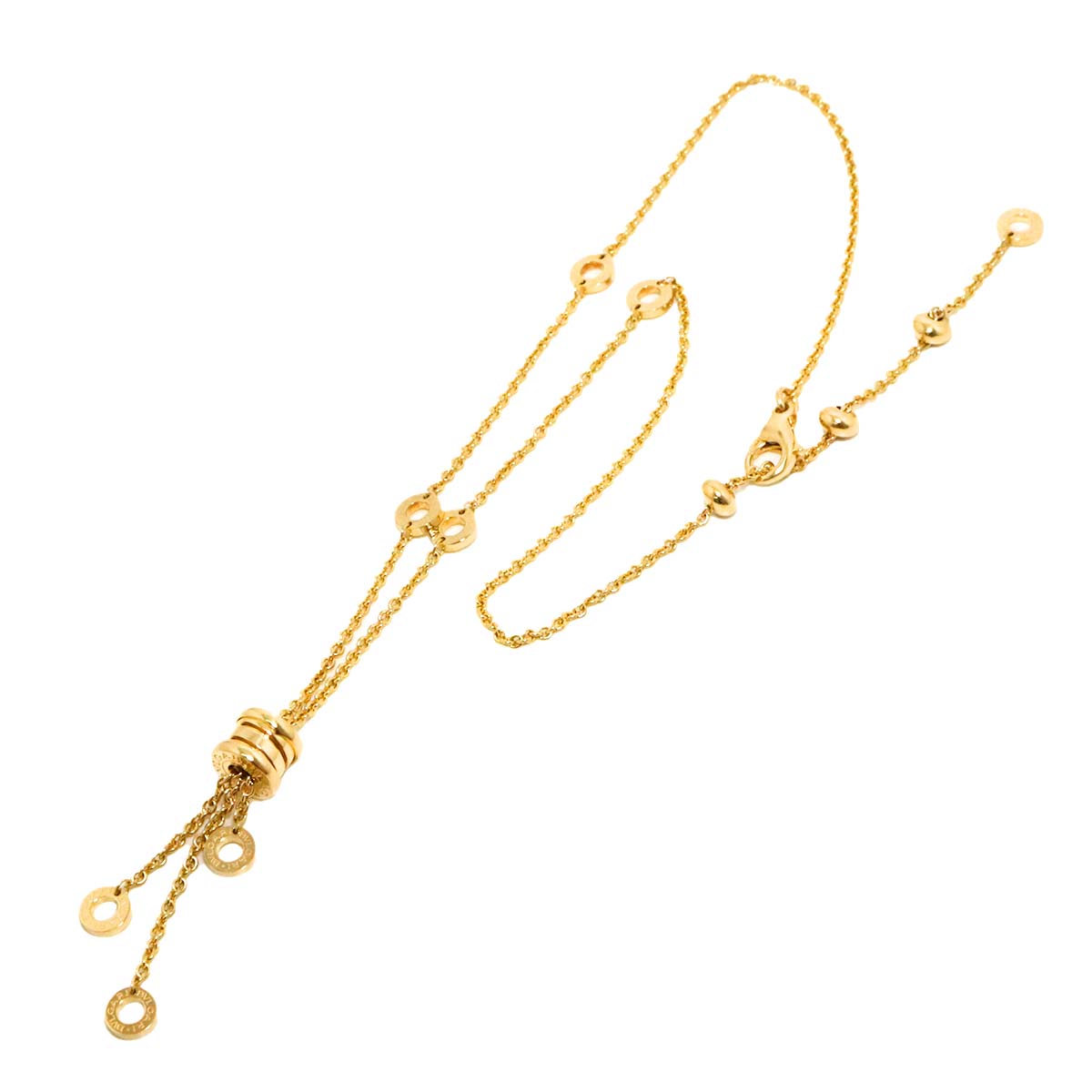 B-ZERO1 Element Necklace 18K Yellow Gold 750