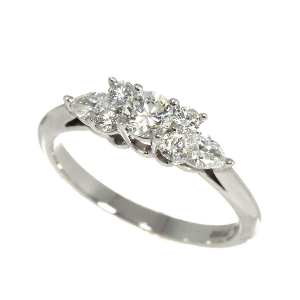 Diamond Ring Platinum size5.25-5.5(US)