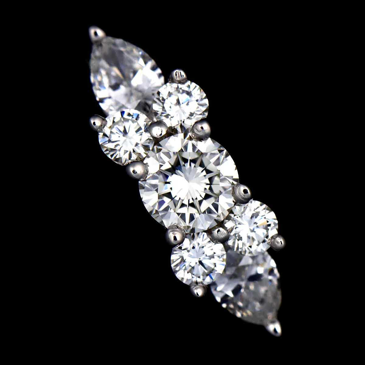 Diamond Ring Platinum size5.25-5.5(US)