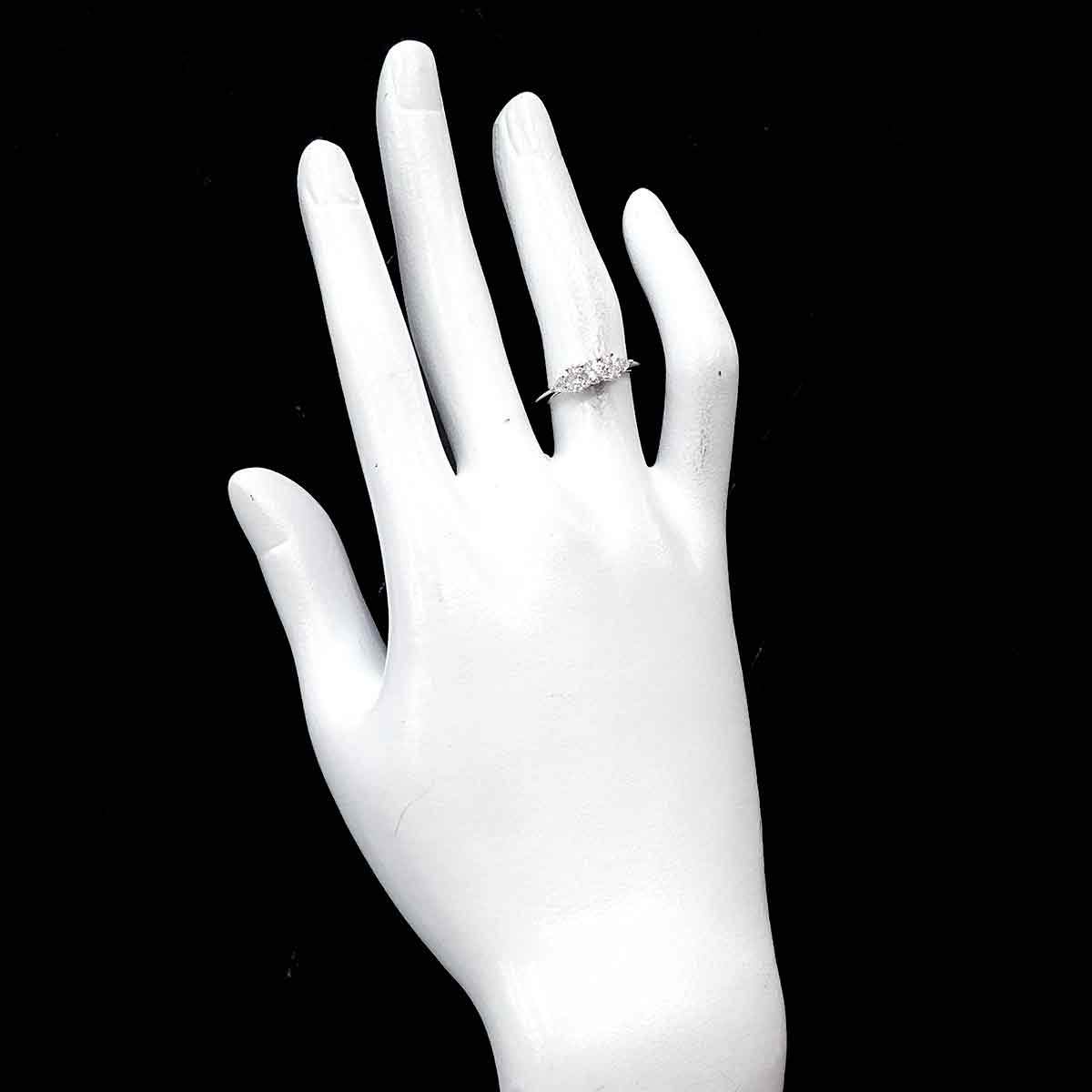 Diamond Ring Platinum size5.25-5.5(US)