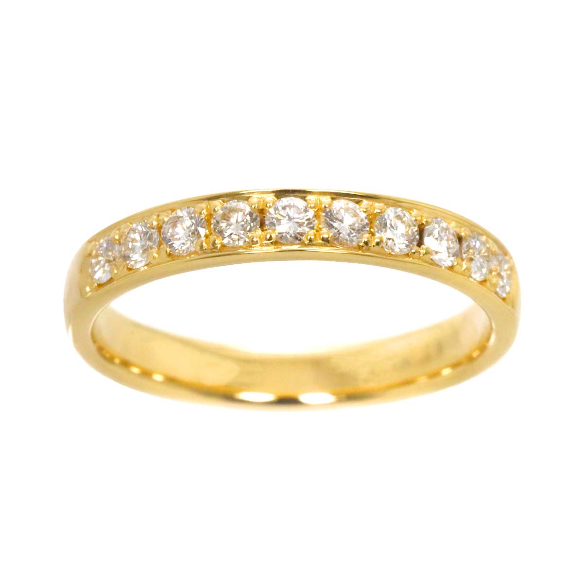 Diamond 0.33ct Ring 18K YG size5.25(US)