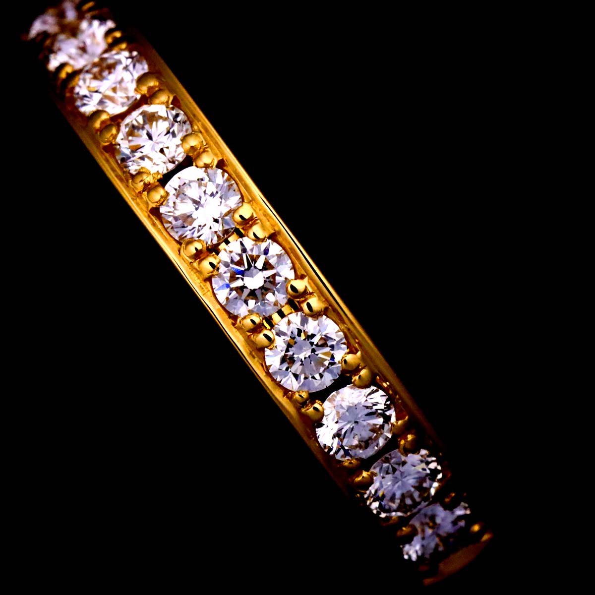 Diamond 0.33ct Ring 18K YG size5.25(US)