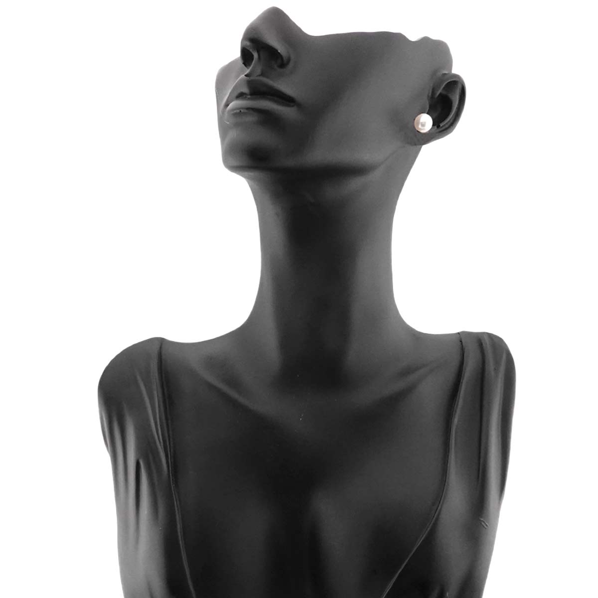 Akoya Pearl 4.9mm Earrings Pierced 18K WG 750