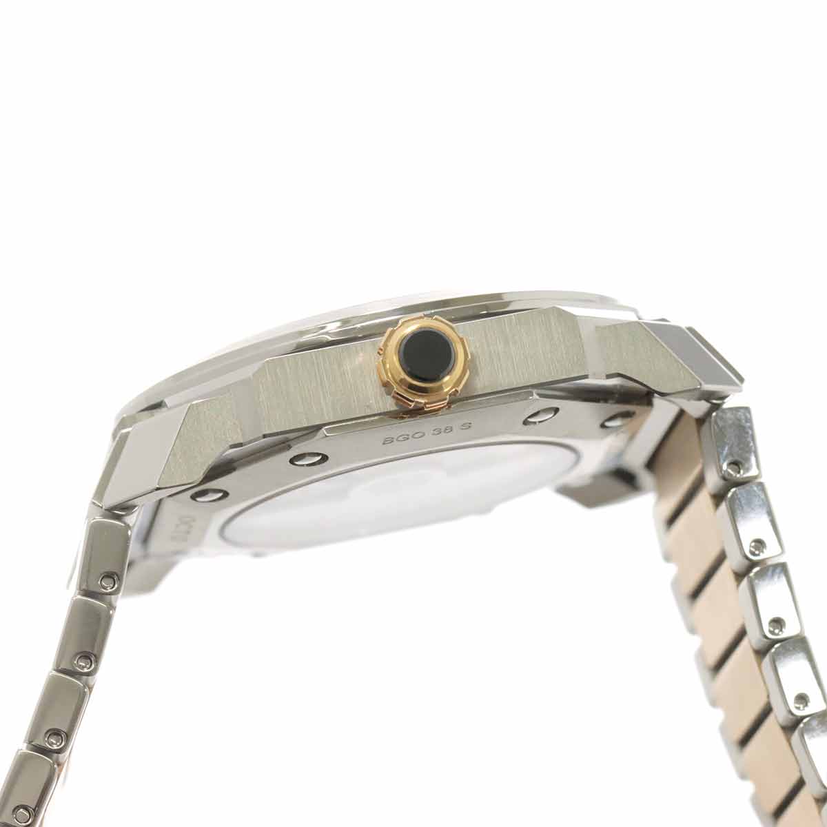 Octo BGO38S PG Automatic Date Silver Dial Mens Watch