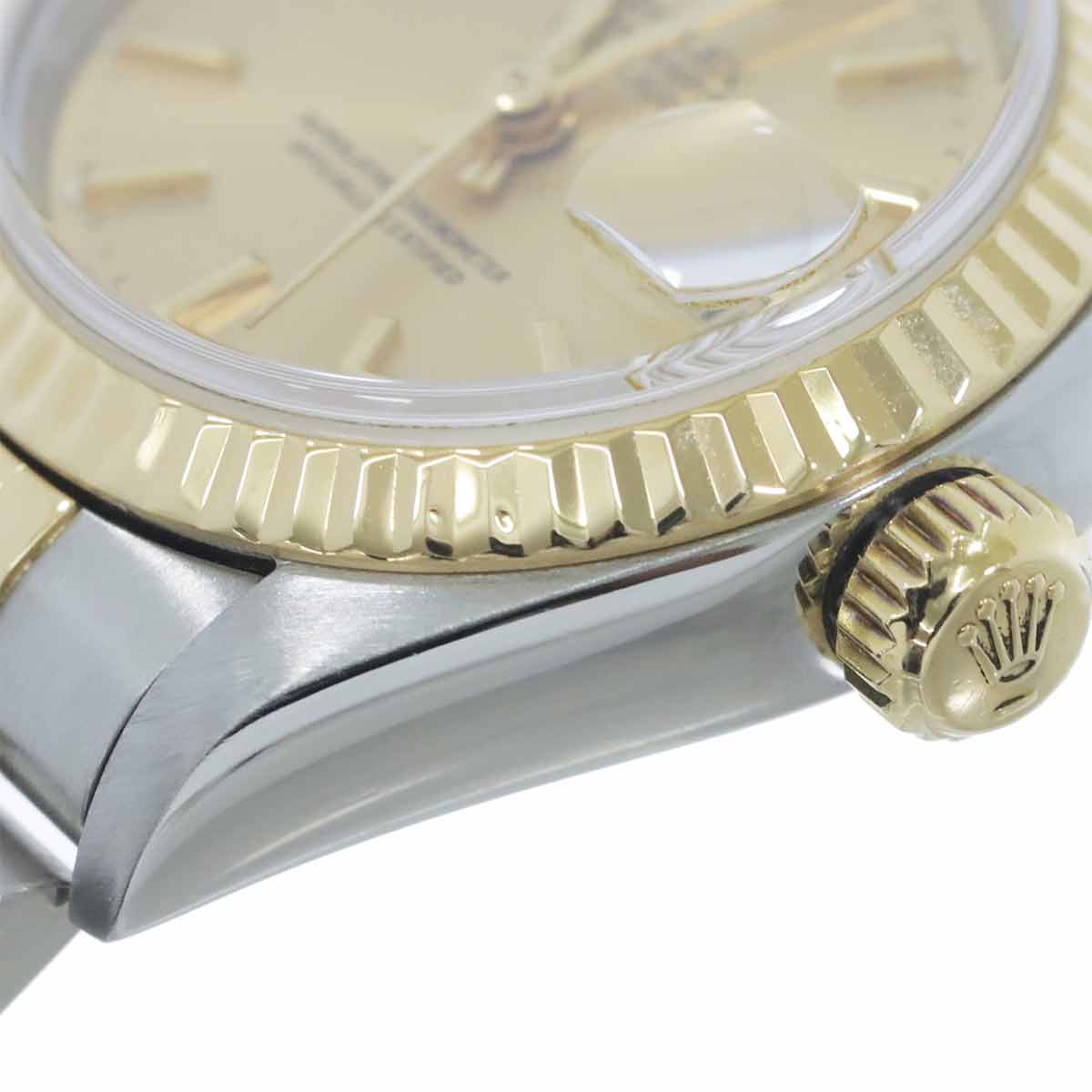 Datejust 69173 Serial U 750 YG 2P Diamond Gold Dial Ladies