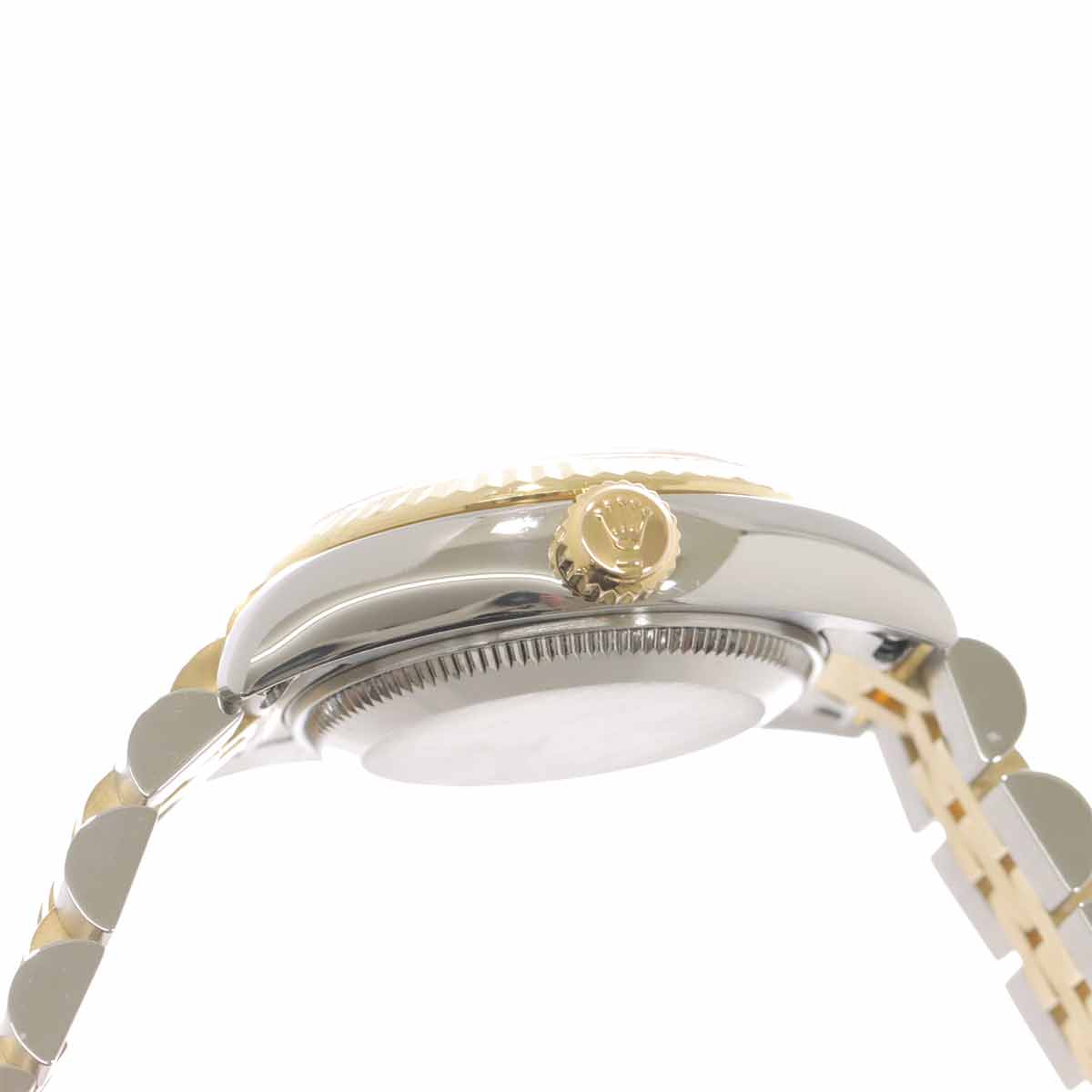 Datejust 179173G Serial F 750 YG 10P Diamond Gold Dial Ladies