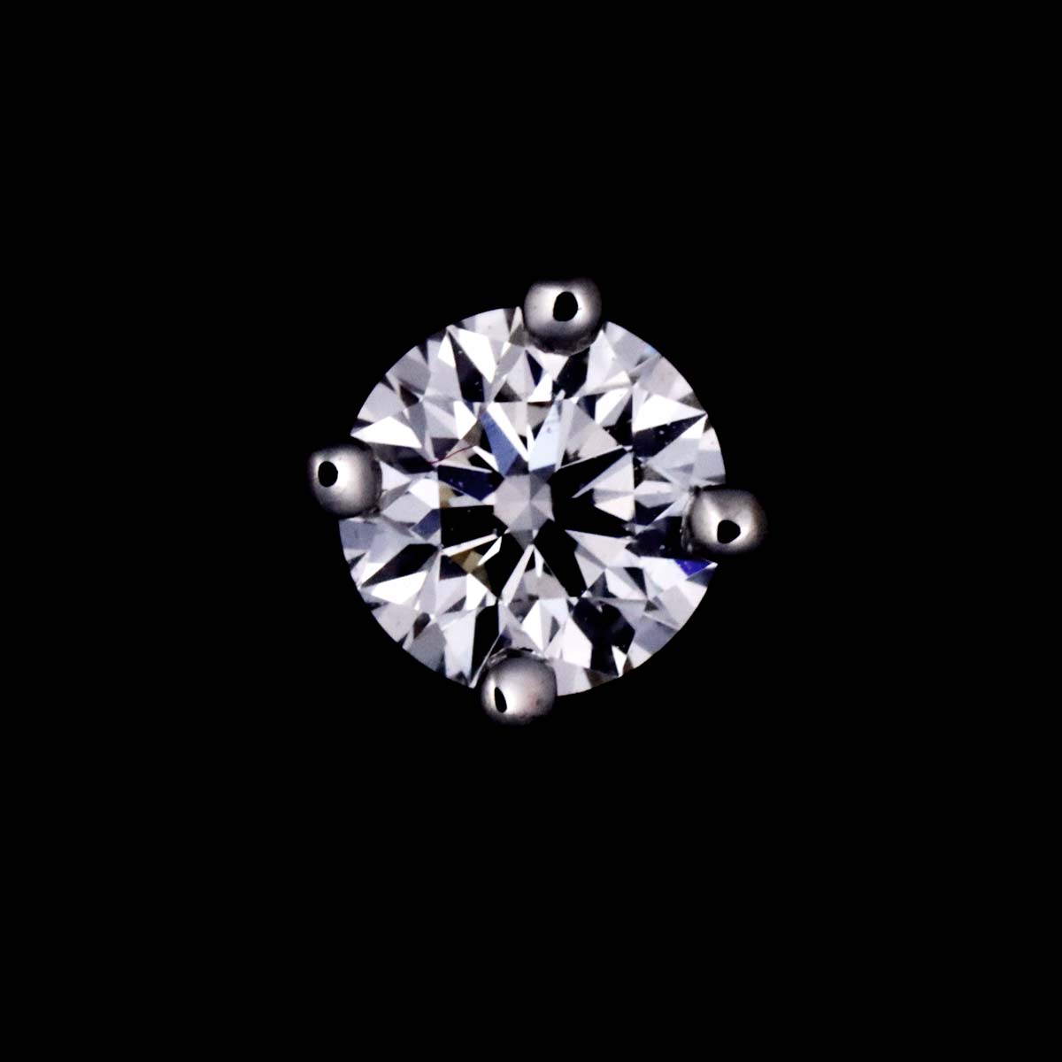 Diamond 0.18ctx2 H/VS1/3EX Earrings Pierced Pt