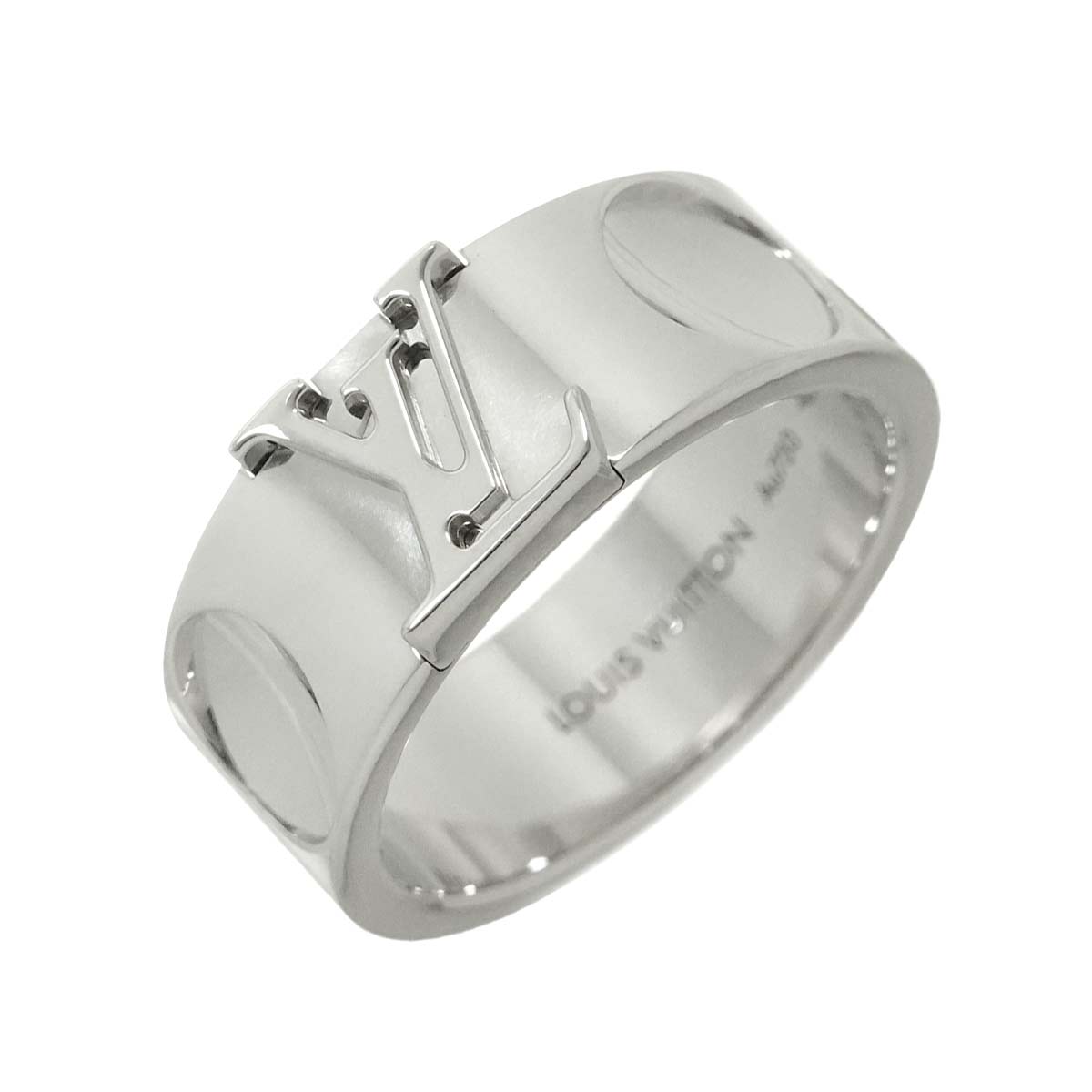 Large Empreinte Ring 18K WG 750 size58 7.75-8(US)