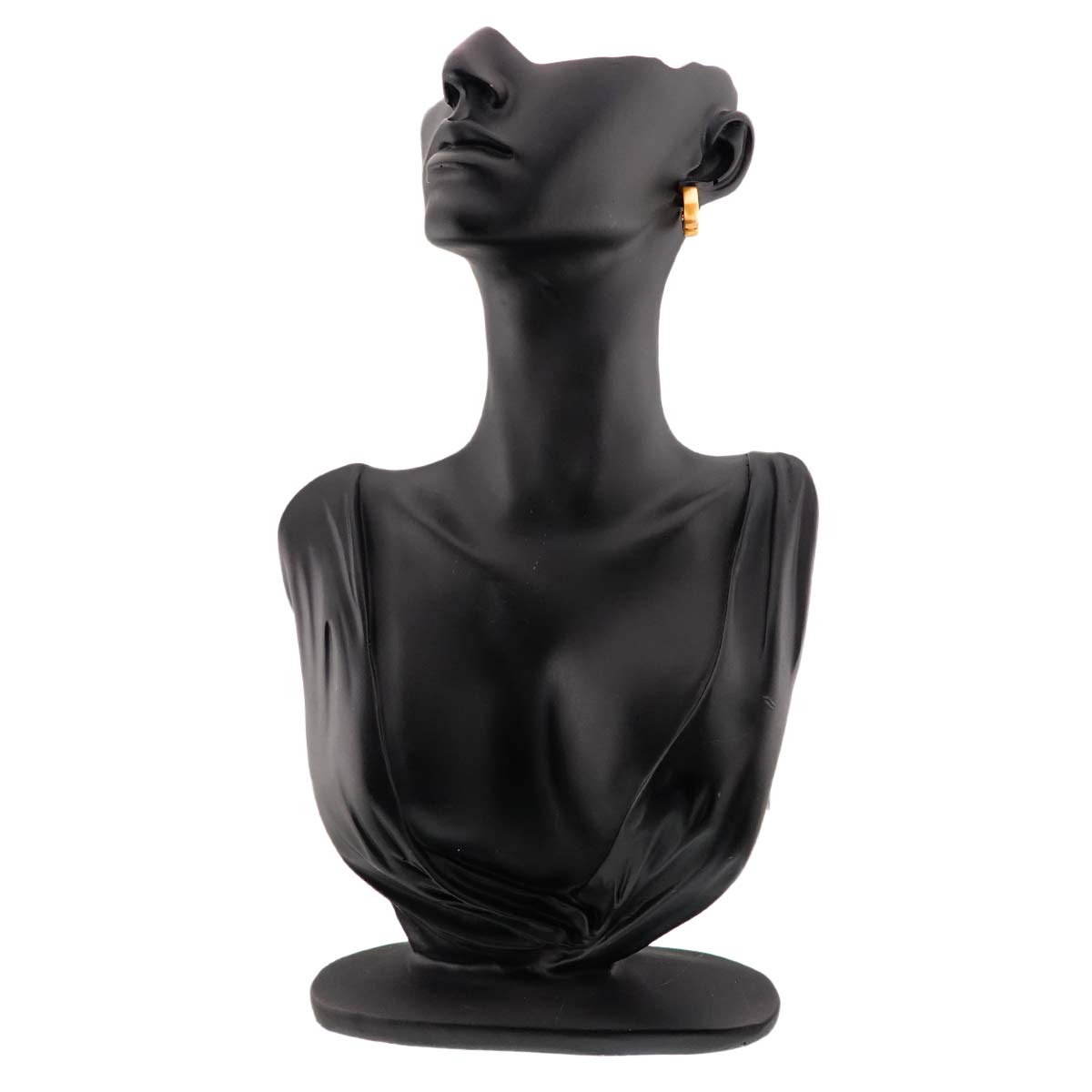 Hoop Earrings Pierced 18K YG 750