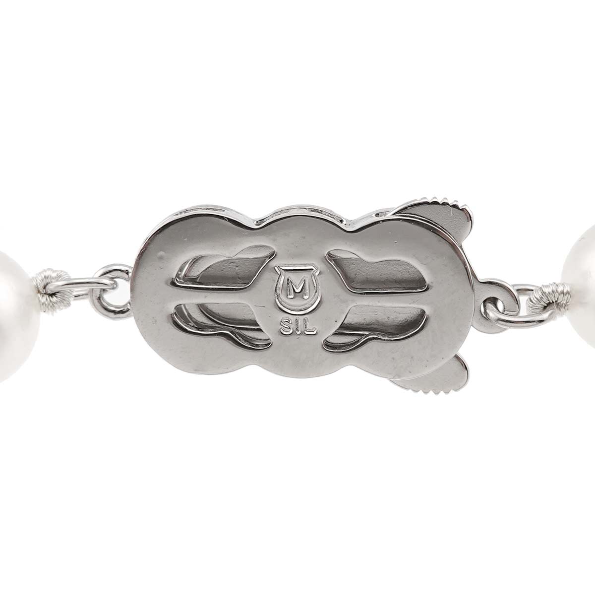 Akoya Pearl 7.4-6.9mm Necklace SV Silver