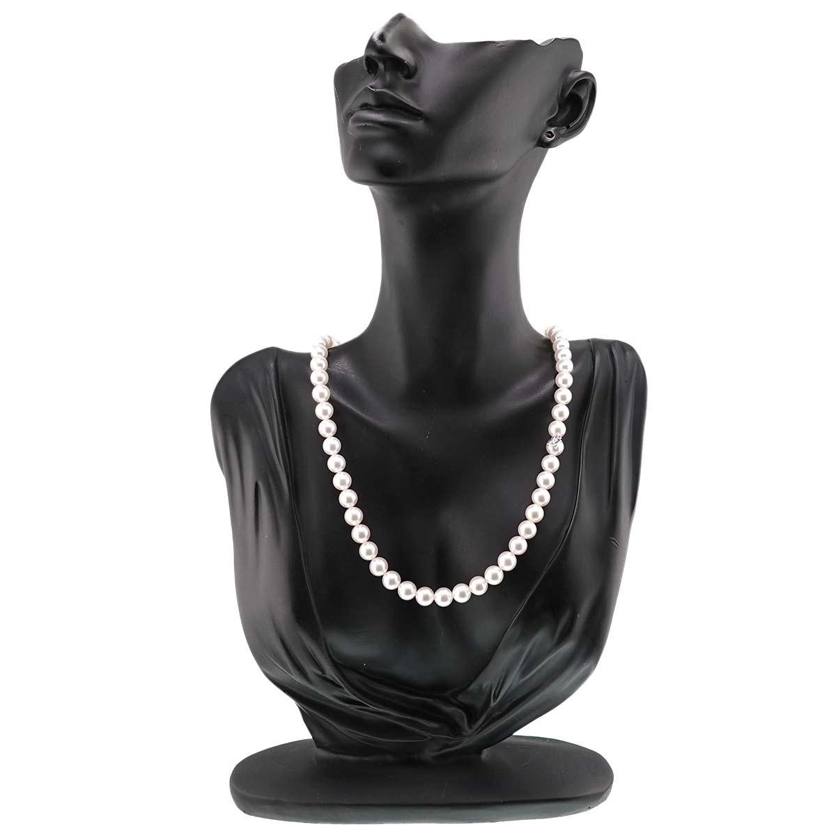 Akoya Pearl 7.4-6.9mm Necklace SV Silver