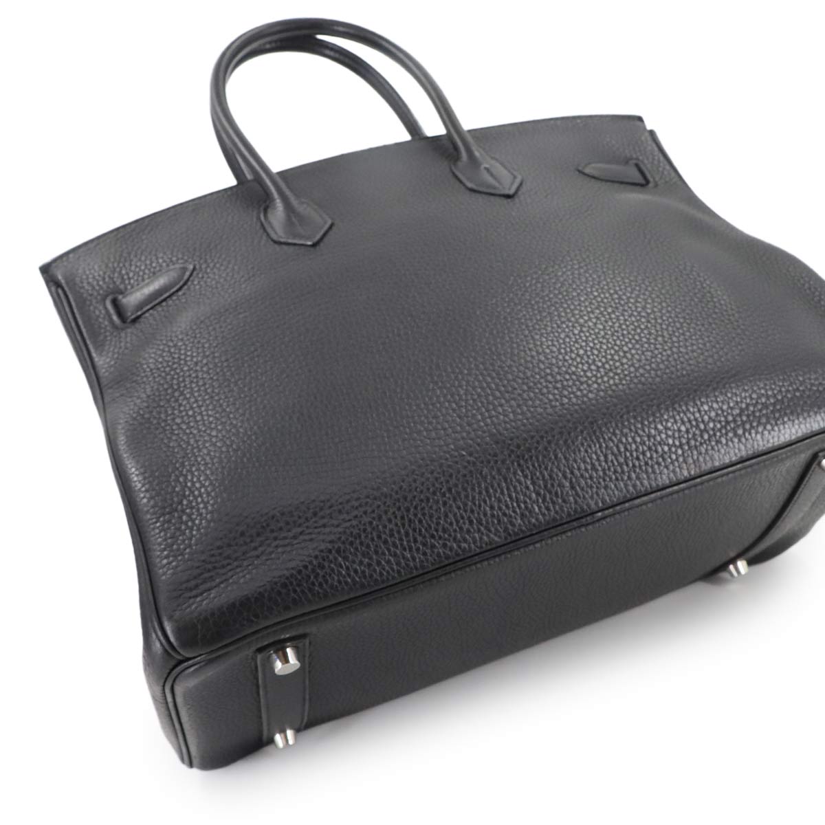 Birkin 35 Hand Bag Taurillon Clemence Leather Black Purse