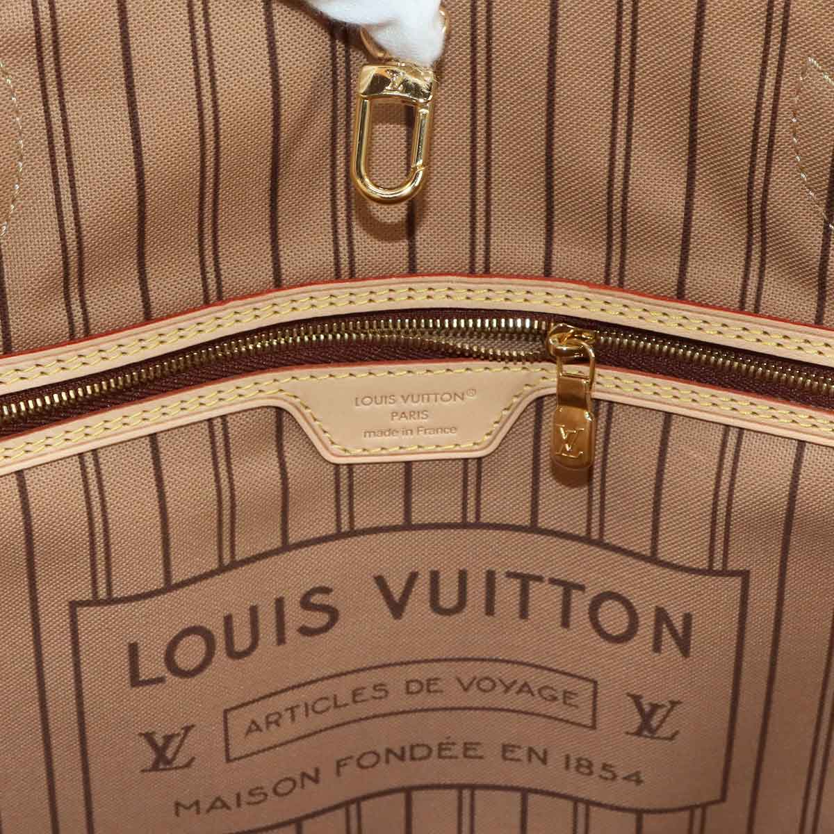 Monogram Neverfull MM Tote Bag Beige M46975 Purse