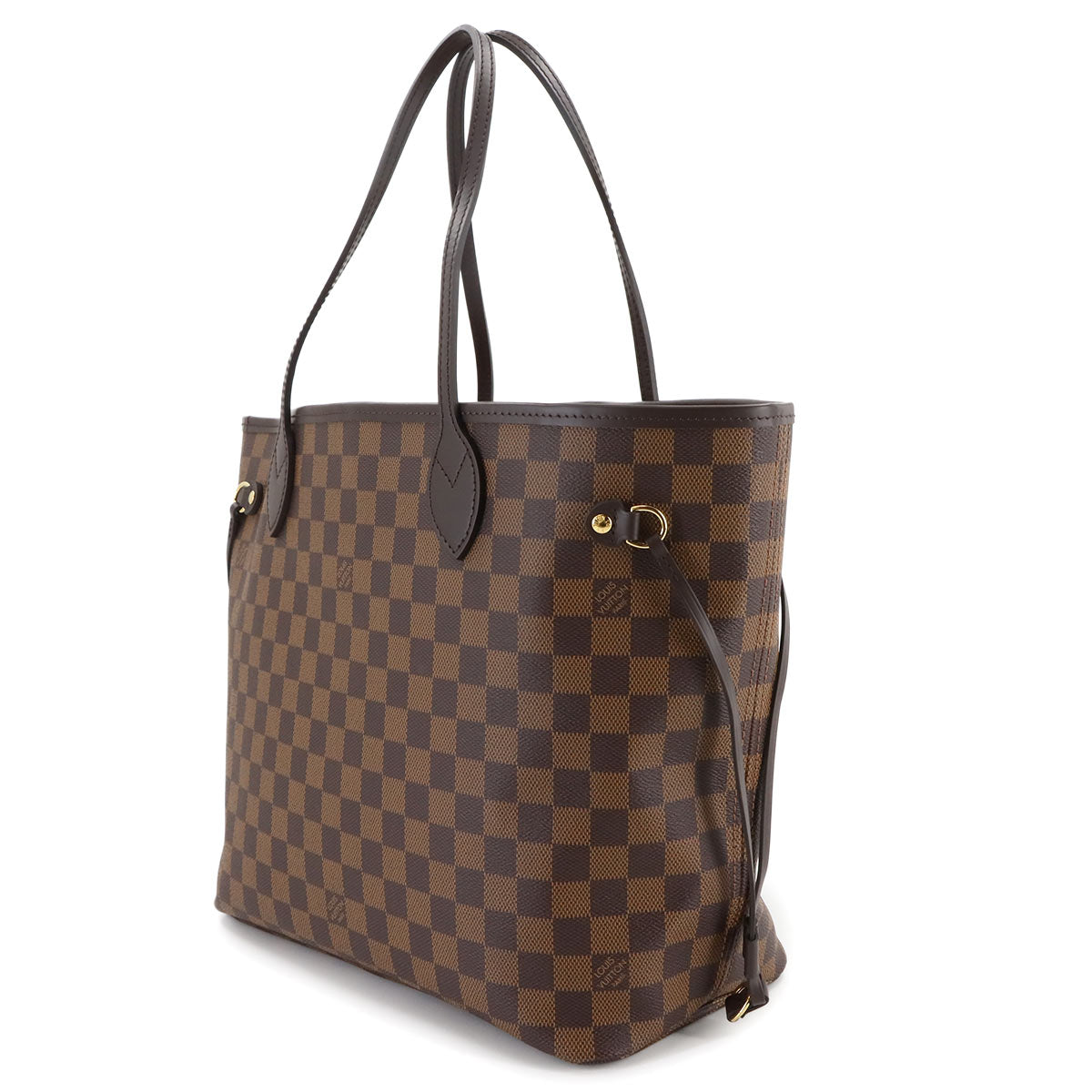 Damier Neverfull MM Tote Bag Ebene Cerise N40599 Purse
