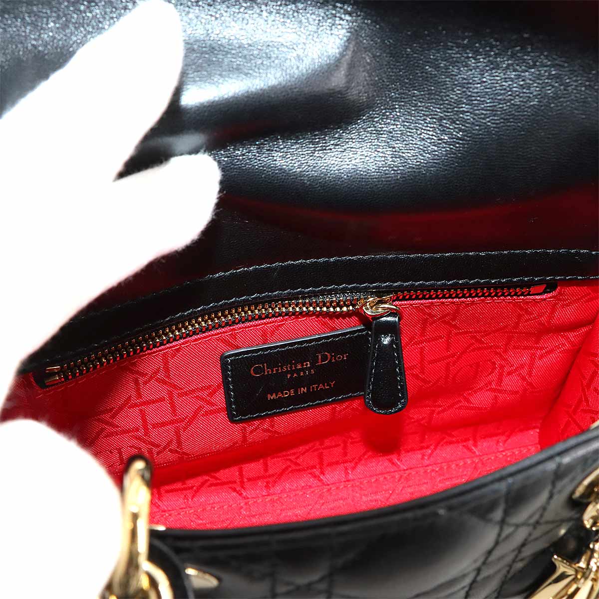 Lady Dior My ABCDior Small Hand Shoulder Bag Leather
