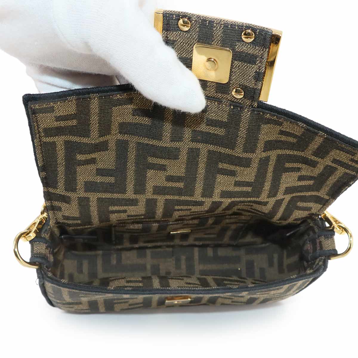 Zucca Mini Mamma Baguette Hand Shoulder Bag Canvas 8BS017