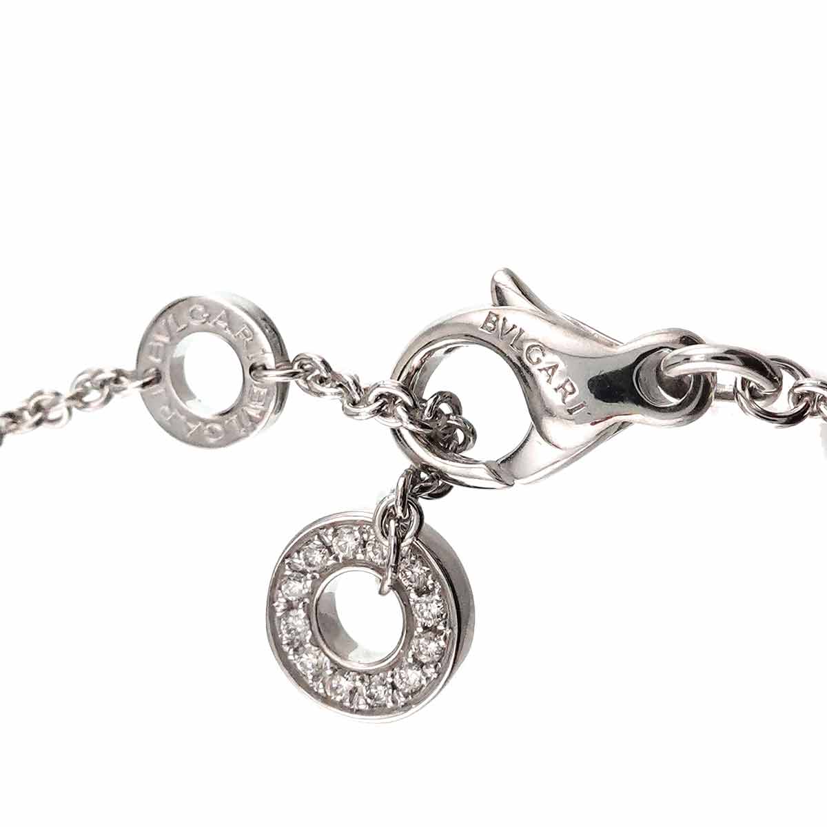 B-zero1 Element Diamond Necklace K18 18K WG White Gold 750