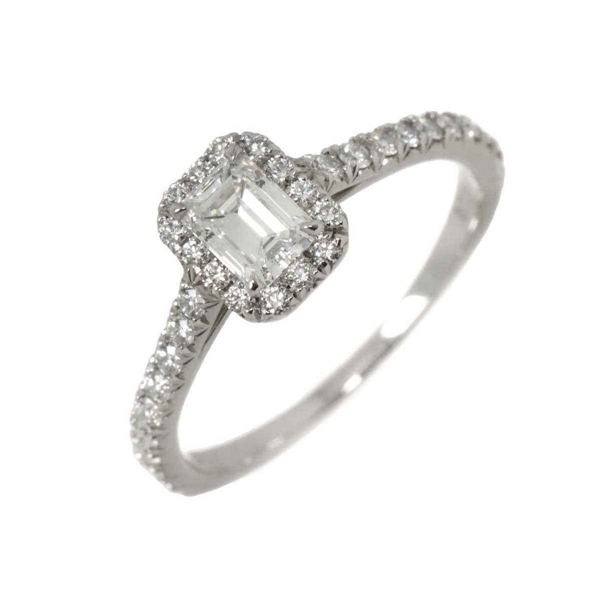 Diamond 0.33ct G/VVS2 Ring Platinum Size4(US)