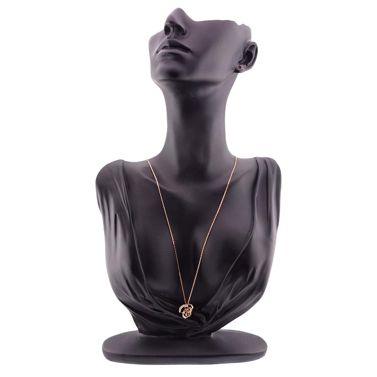 Diamond 0.25ct Necklace 18K PG 750