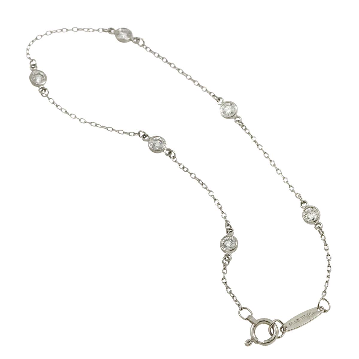 By The Yard Diamond 6P Bracelet Platinum