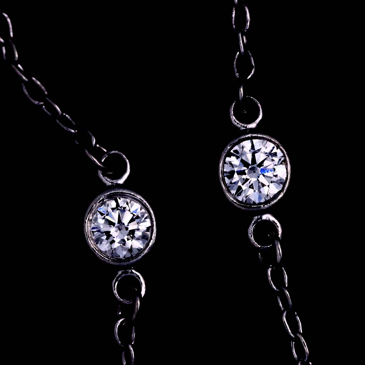 By The Yard Diamond 6P Bracelet Platinum