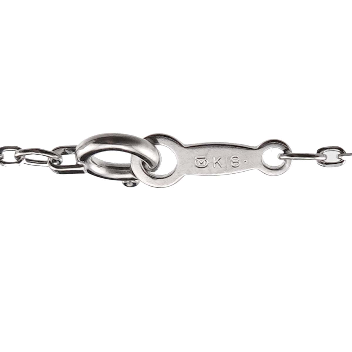 Diamond 0.50ct Necklace 18K WG 750