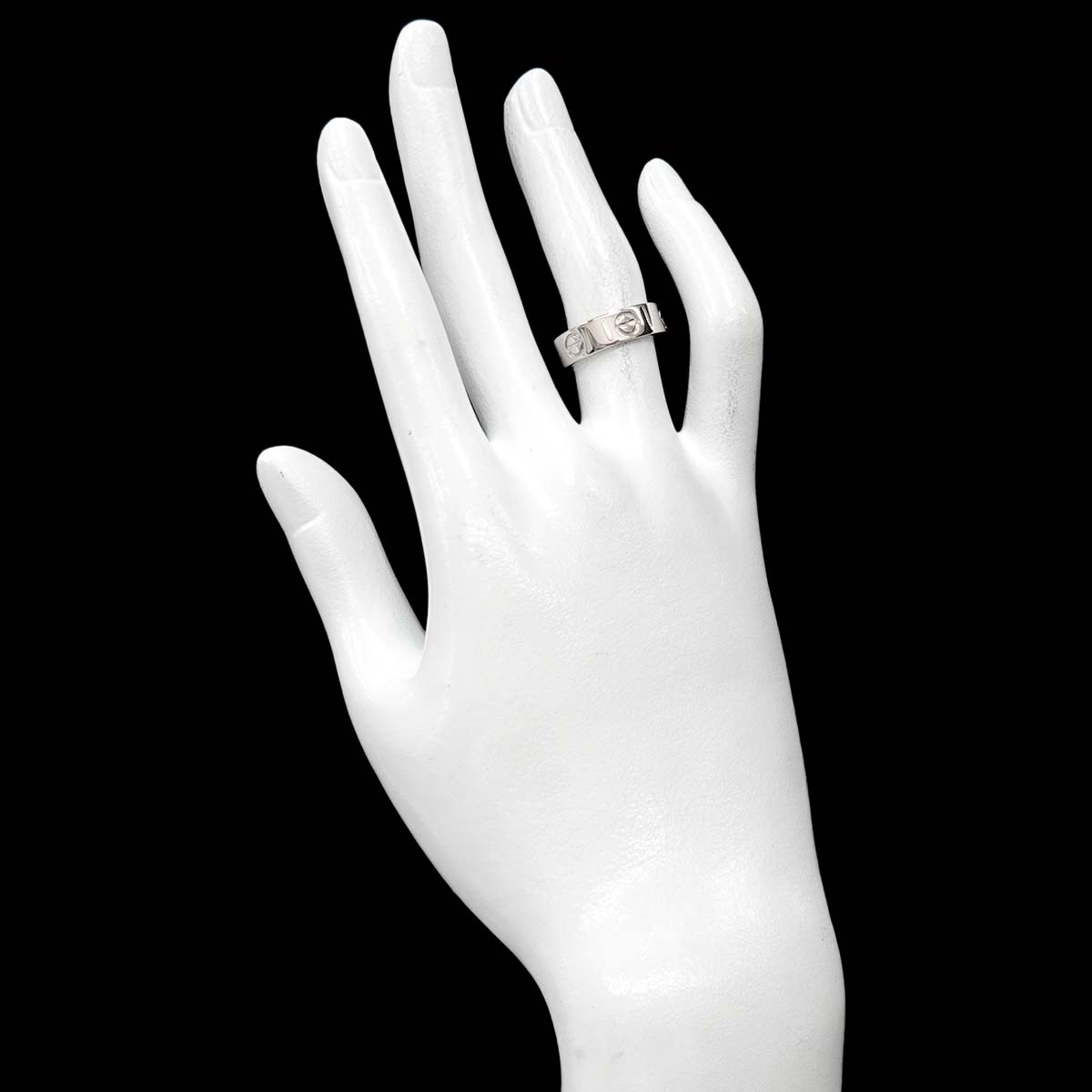 Love Ring 18K White Gold 750 size51 5.25(US)