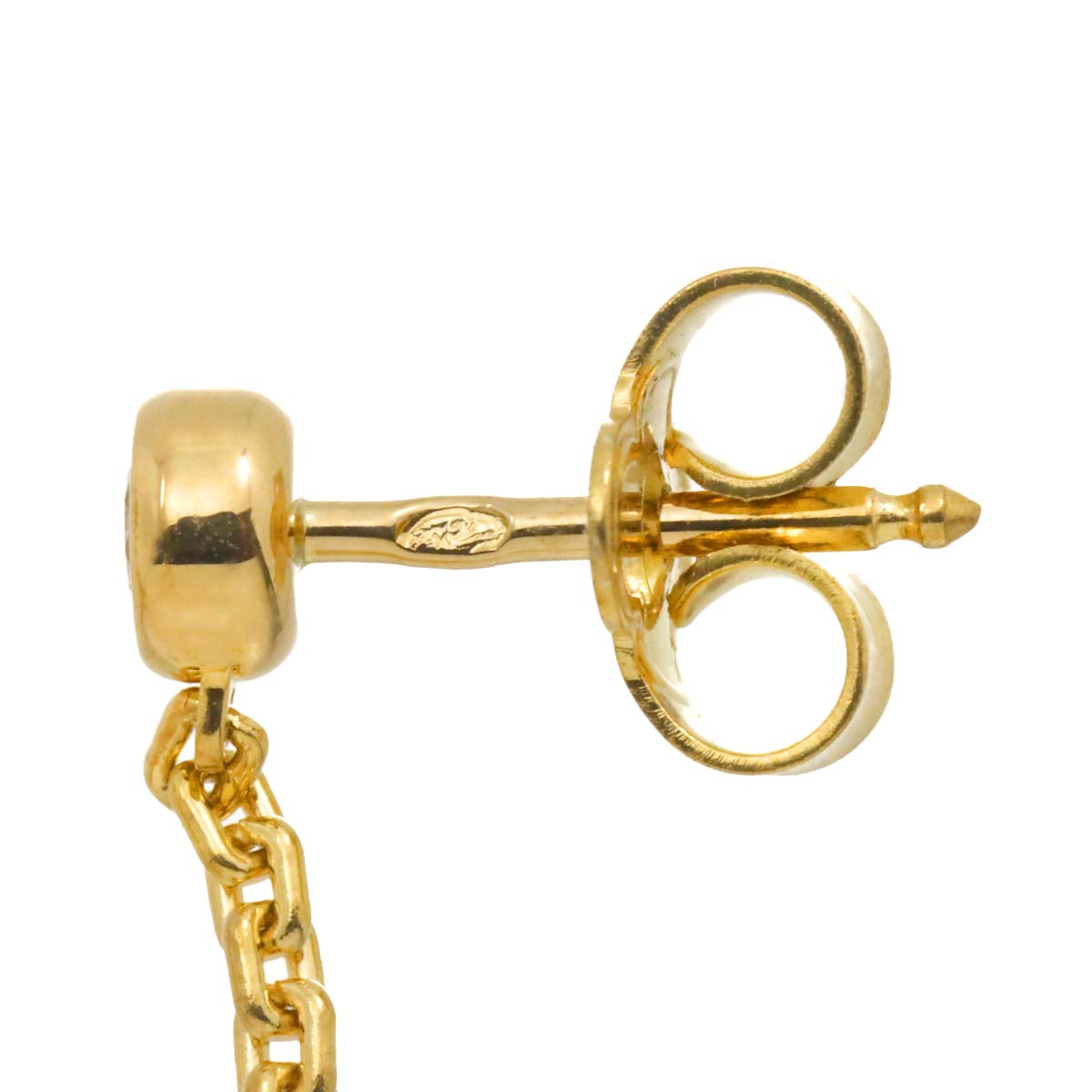 Monogram Idylle Diamond Earrings Pierced 18K YG PG 750