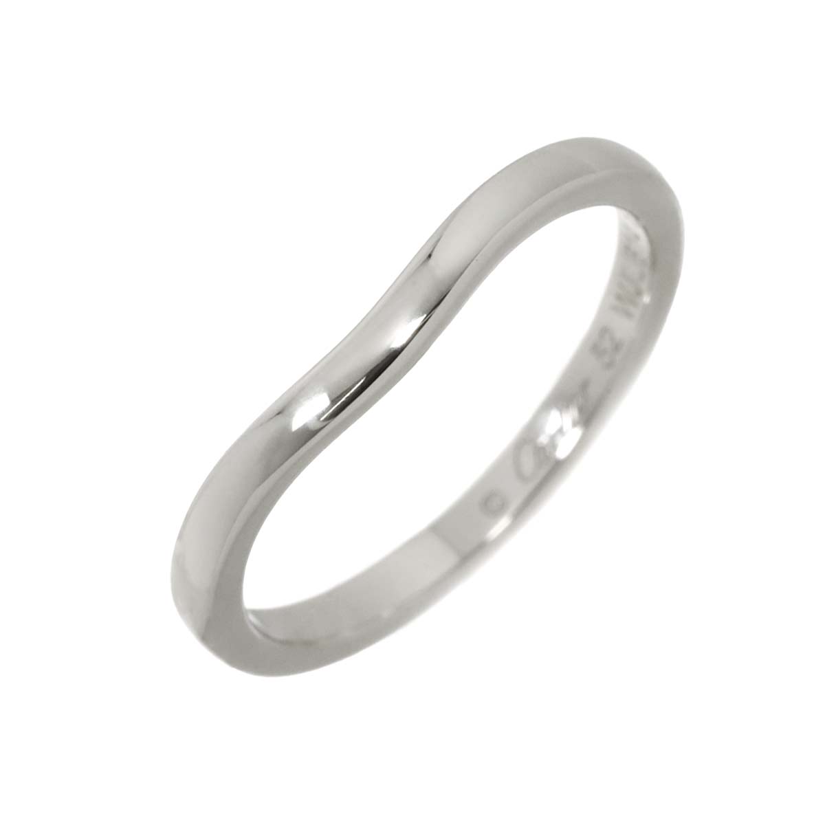 Ballerine curve Ring Platinum Size52 6(US)
