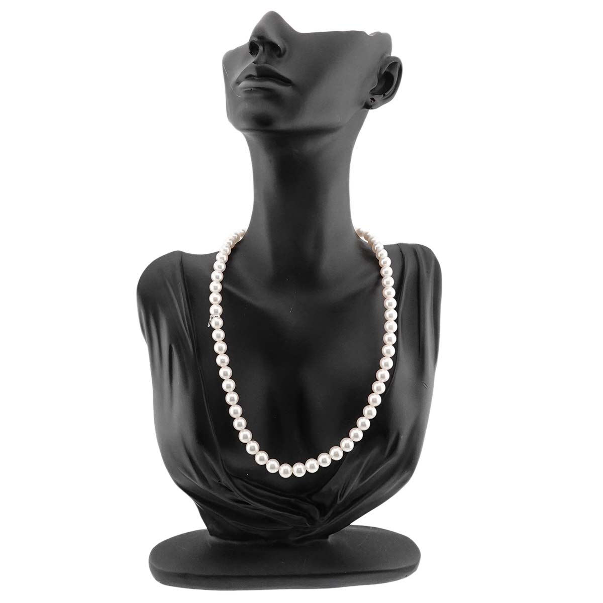Akoya Pearl 7.4-6.9mmm Necklace SV Silver