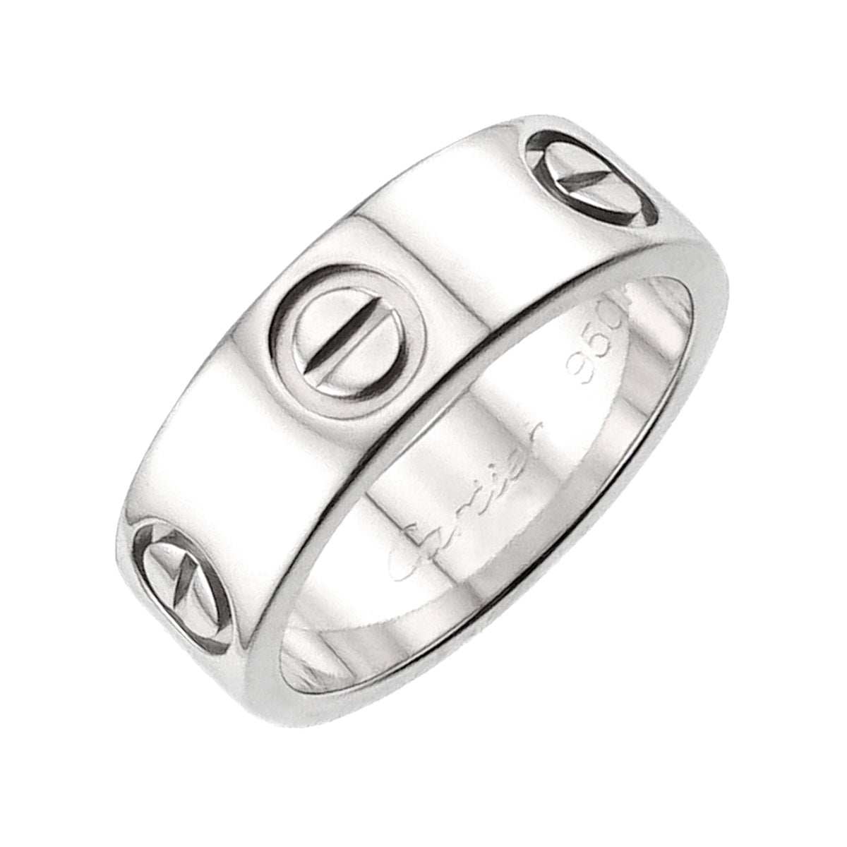 Love Ring Platinum size47 3.75-4(US)