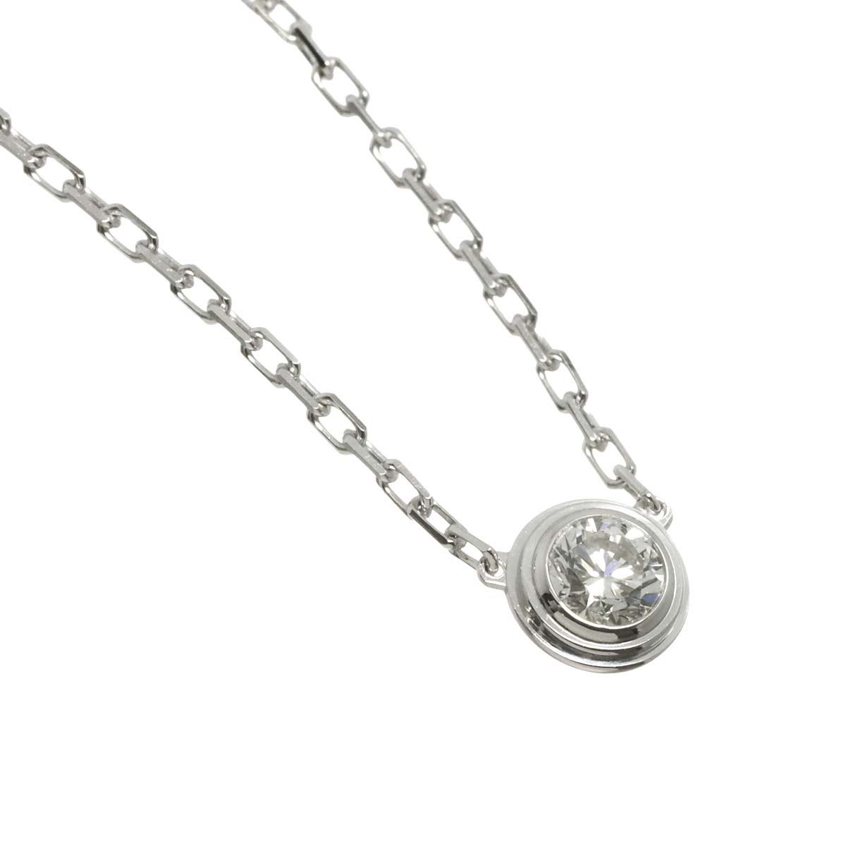 d Amour Diamond LM Necklace 18K WG 750