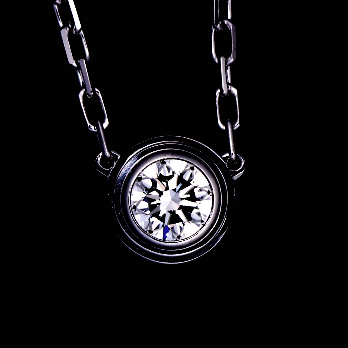 d Amour Diamond LM Necklace 18K WG 750