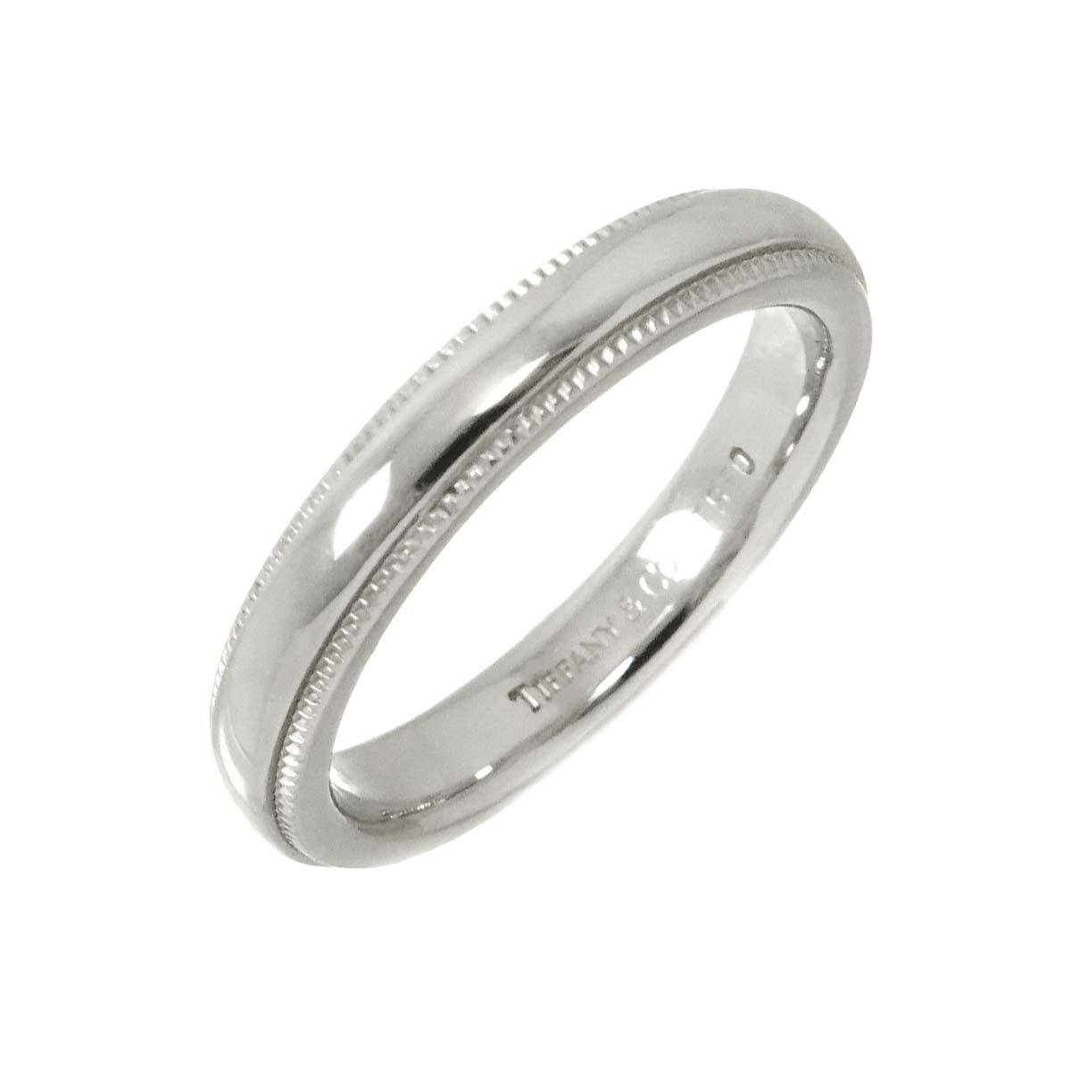 Milgrain Band Ring Pt Platinum Size3.25(US)