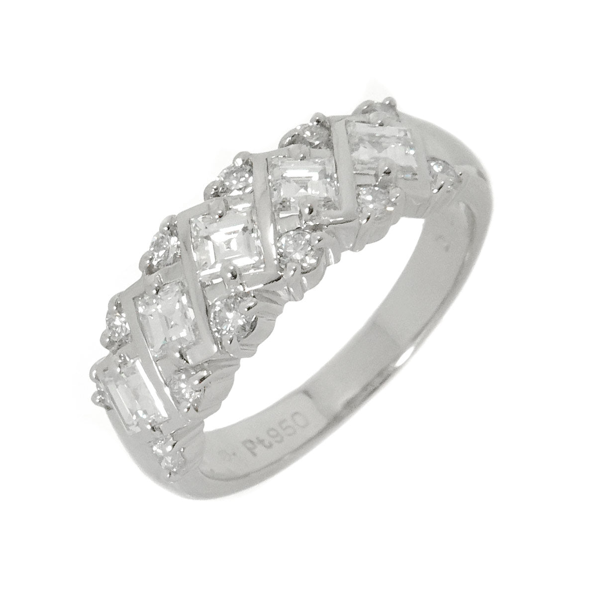 Diamond 1.20ct Ring Platinum Size6(US)
