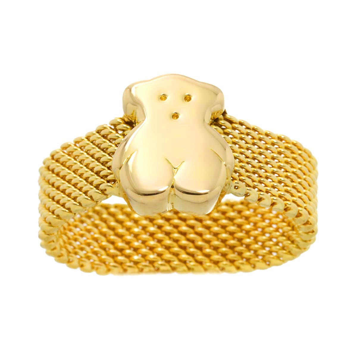 Bear motif Ring 18K YG 750 Size6.25-6.5(US)