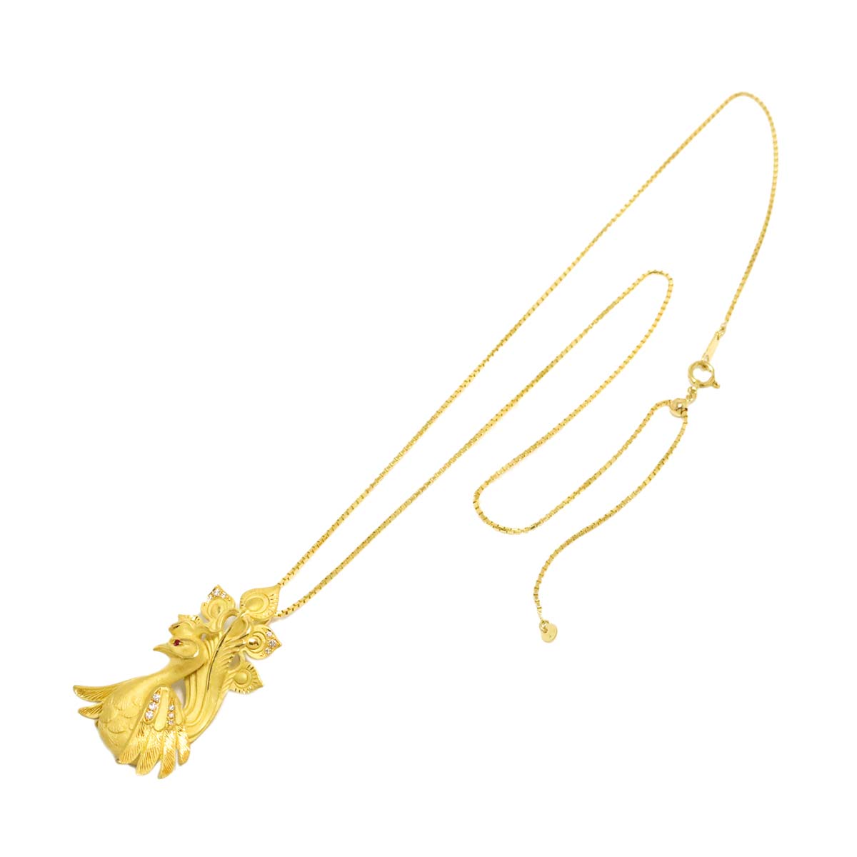 Diamond 0.20ct Necklace 18K YG Yellow Gold 750