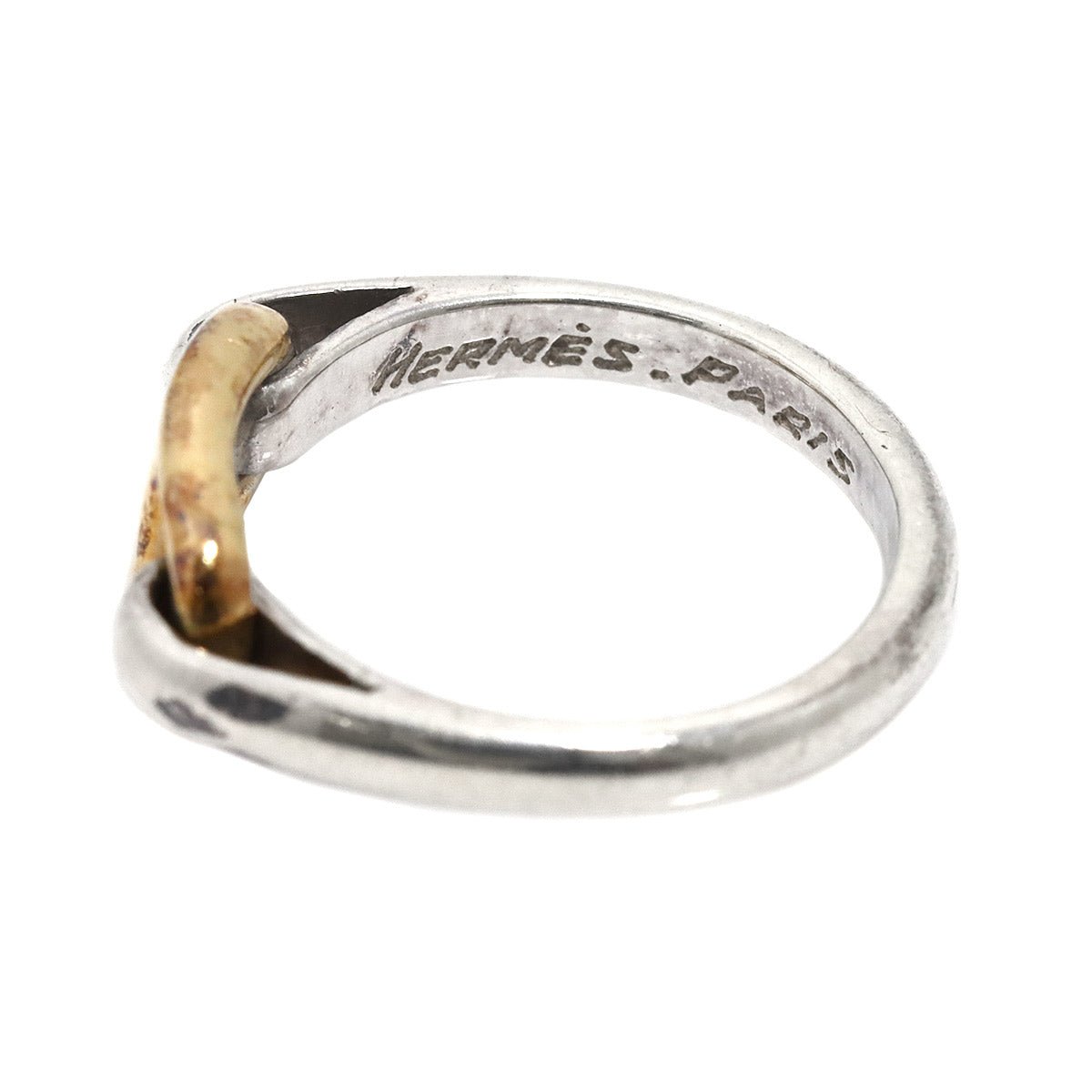 Chaine dancre Ring Silver 925 18K YG 750 Size4.75-5(US)