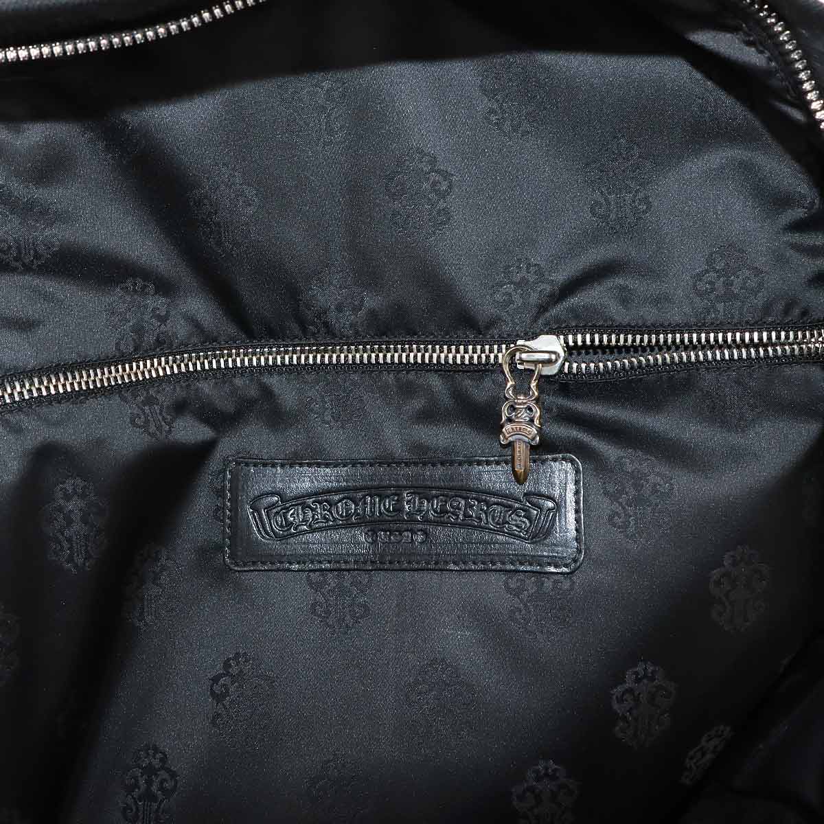 7th Grade CH Plus Backpack Denim Leather Black Purse