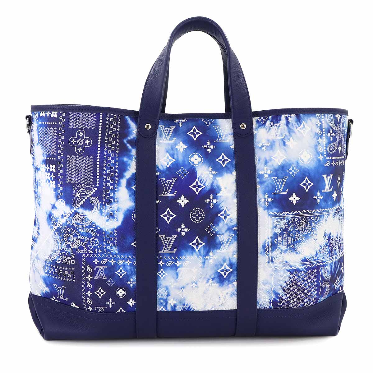 Monogram Bandana Trolley Tote Shoulder Leather M20553