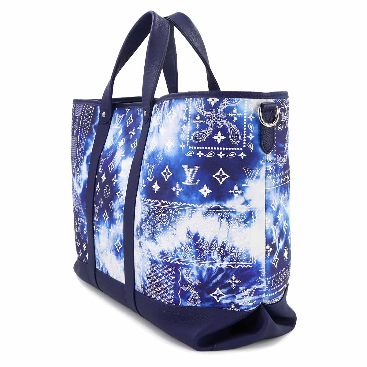 Monogram Bandana Trolley Tote Shoulder Leather M20553