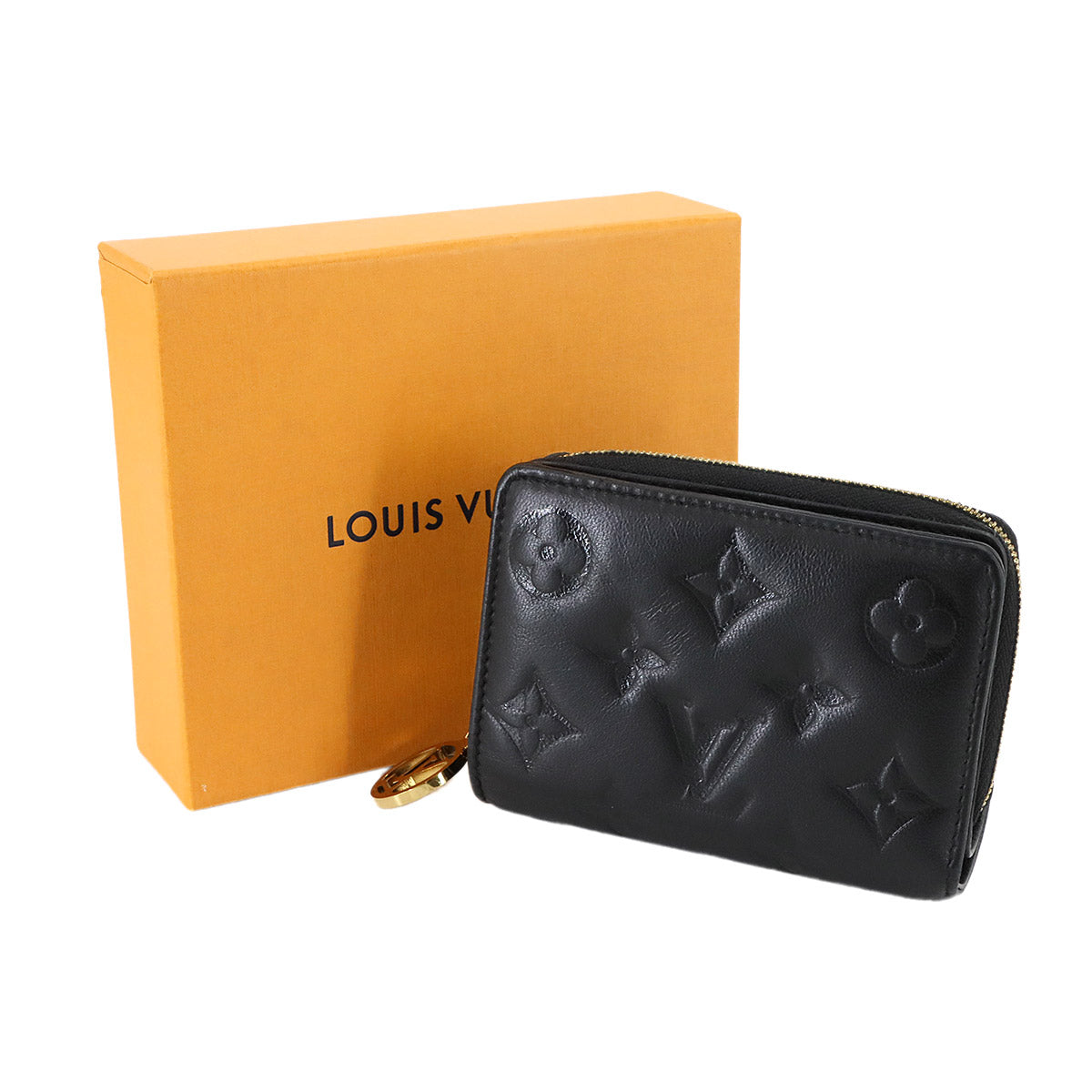 Monogram Lou Wallet Leather Noir M81599 Black
