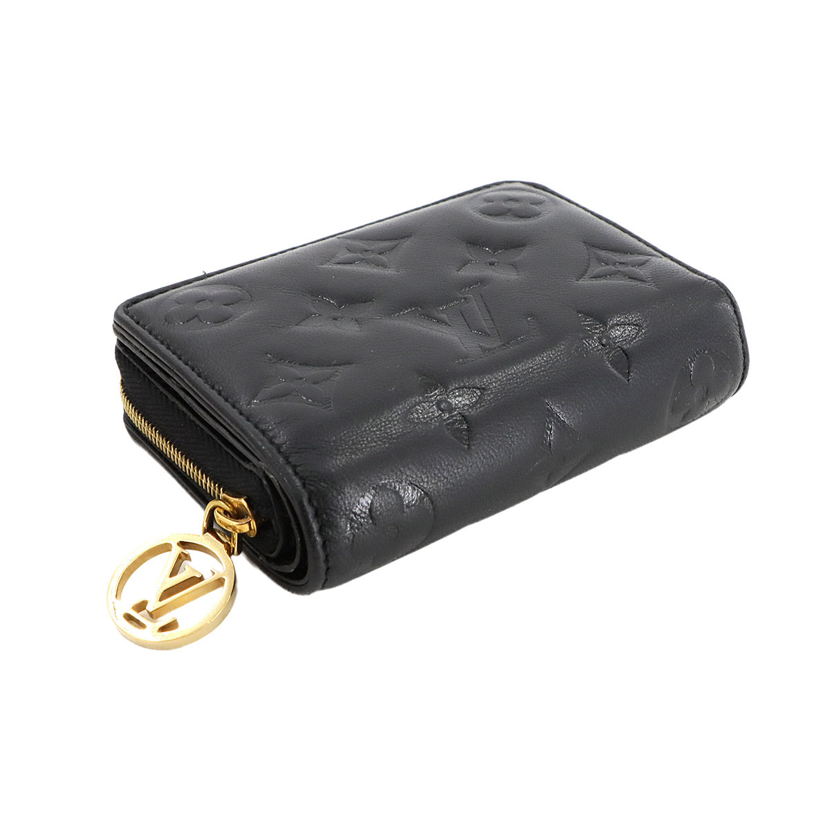 Monogram Lou Wallet Leather Noir M81599 Black